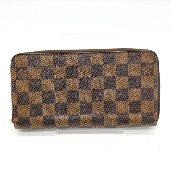 Louis Vuitton LV Long Wallet Brown Damier 499-042425